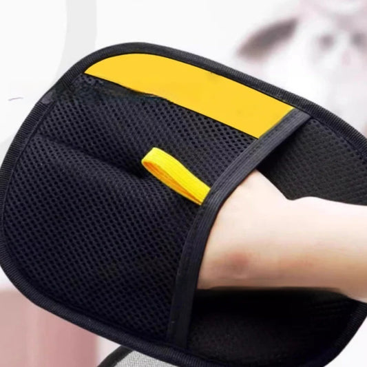 Reusable cat hair remover tool for removing pet fur from clothes and furniture