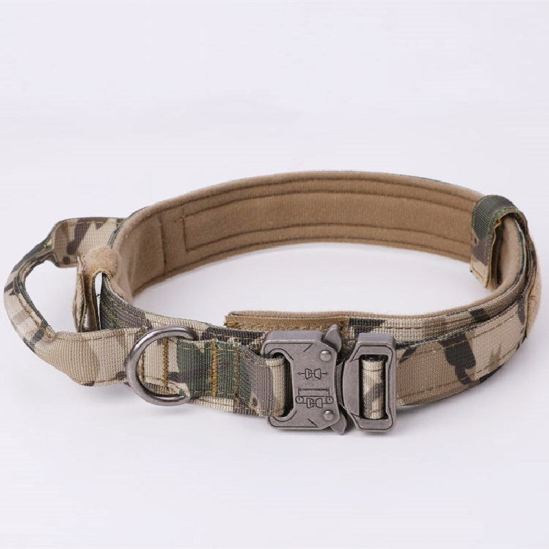 Adjustable Tactical Dog Collar – Durable K9 Training Collar